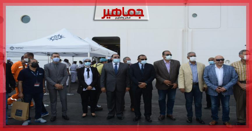 اللواء عمرو حنفى فى إستقبال السائحين