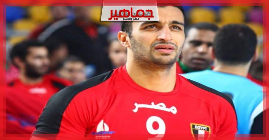 إسلام حسن لاعب النادى الأهلى ومنتخب مصر لكرة اليد