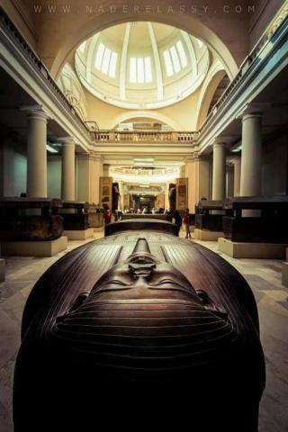صورة أشيفية للمتحف المصرى