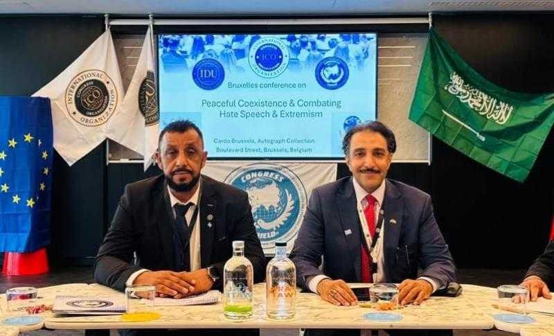 من بروكسل.. الدكتور صالح ظاهر يدعو لصحوة ضمير دولية لمواجهة الإبادة وخطاب الكراهية