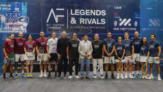 أندية وادى دجلة تُكرّم علي فرج وتُطلق اسمه على أحد ملاعب الإسكواش تخليدًا لمسيرته الأسطورية