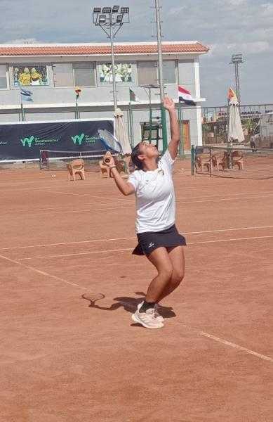 رهف مصطفى تتأهل إلى نهائى البطولة الافريقية لناشئى وناشئات التنس