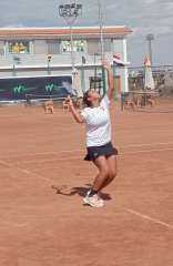 رهف مصطفى تتأهل إلى نهائى البطولة الافريقية لناشئى وناشئات التنس