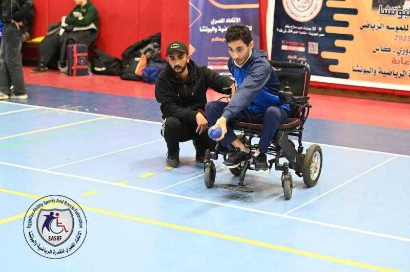 انطلاق بطولة الجمهورية للبوتشيا بمشاركة 14 هيئة رياضية بالمركز الأولمبي