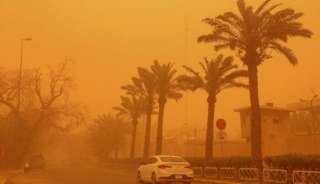 إغلاق طريق مطروح–سيوة في الاتجاهين بسبب الرياح المحملة بالأتربة