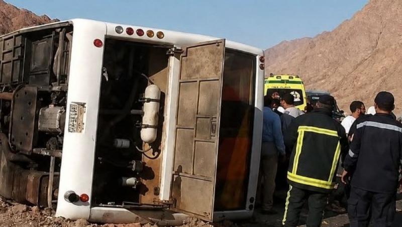 حادث انقلاب أتوبيس بنويبع