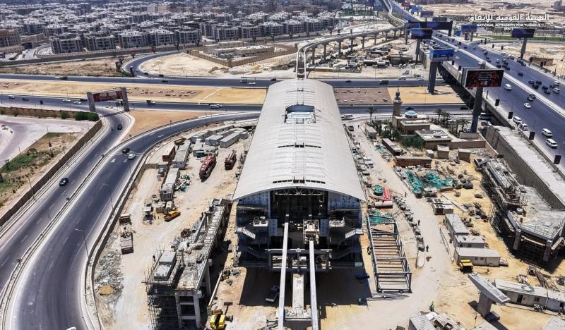 محطة المونوريل على طريق الإسكندرية الصحراوي