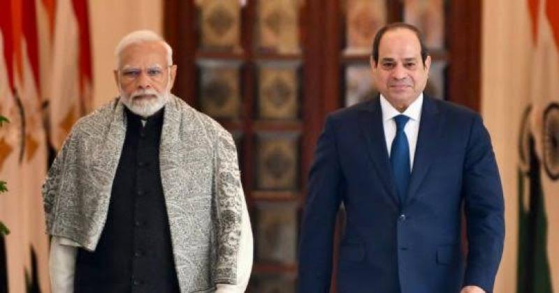 الرئيس السيسي ونظيره الهندي