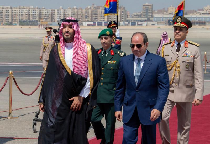 الرئيس السيسي ونظيره السعودي