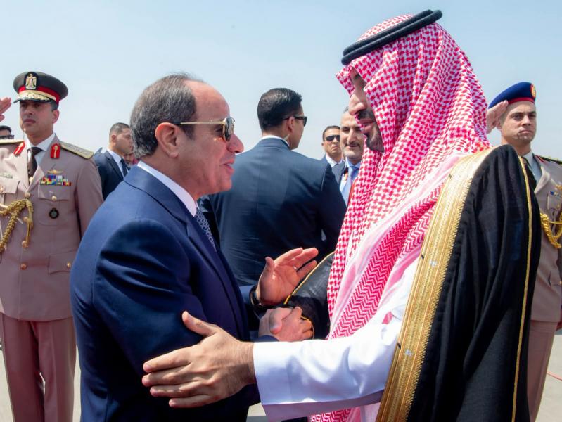 الرئيس السيسي ونظيره السعودي