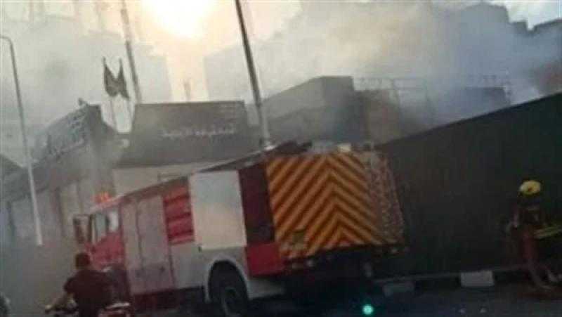 الماس الكهربائي يشعل الأجواء.. السيطرة على حريق محدود في الواجهة الجانبية لقسم شرطة الأزبكية دون إصابات