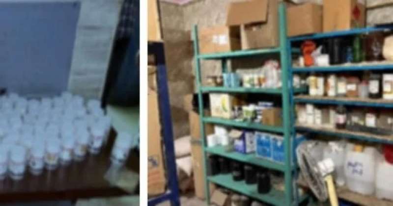 ضبط مصنع غير مرخص في 6 أكتوبر