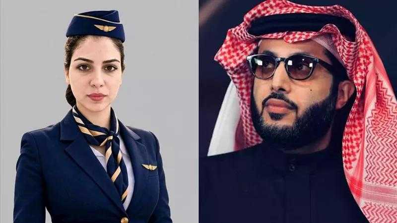 «اعتبرني ابنك».. تركي آل الشيخ يواسي والد مضيفة الطيران عزة رمزي بعد رحيلها في حادث مطار الرياض