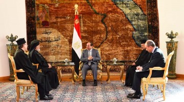السيسي وبطريرك أنطاكية