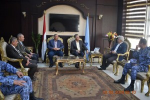 المحافظ ووزير النقل