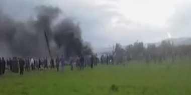 تحطم طائرة عسكرية جزائرية